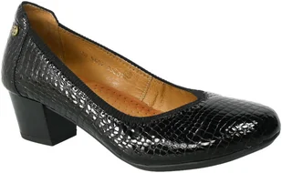 Czółenka Maciejka 04802-01 Czarny GAD Lak Skórzane - MACIEJKA - Czółenka - miniaturka - grafika 1