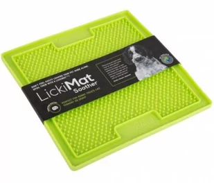 Mata LickiMat Soother dla psów 20x20 Green - Miski dla psów - miniaturka - grafika 1