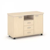 Szafki biurowe - B2B Partner Szafka na kółkach ARRISTO LUX, brzoza CF-LD06, CD060 - miniaturka - grafika 1