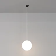 Lampy sufitowe - Kulista lampa wisząca Luna P039PL-5W4K-20-B Maytoni LED 5W 4000K biała czarna - miniaturka - grafika 1