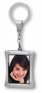 Breloki - Brelok ze zdjęciem kryształki metalowy srebrny - miniaturka - grafika 1