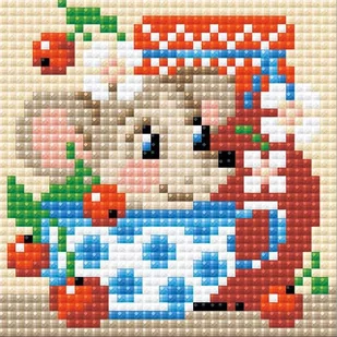Mozaika diamentowa - Zestaw do diamond painting - Dzień dżemu - Malowanie po numerach - miniaturka - grafika 1