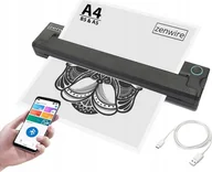 Akcesoria fotograficzne - Mini Drukarka termiczna Przenośna do Tatuaży Dokumentów Zdjęć A4 Zenwire TP-820 - miniaturka - grafika 1