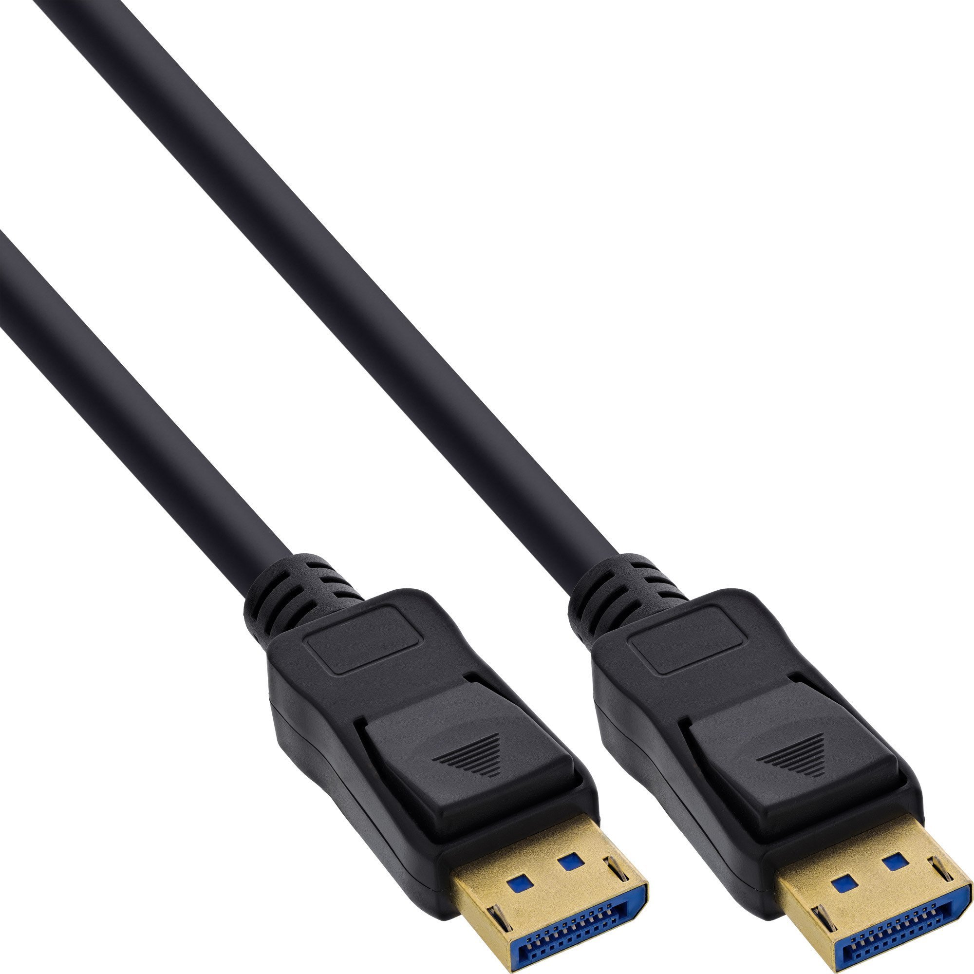 Kabel InLine ® DisplayPort 2.1 Kabel, UHBR20 80Gb/s, czarny, pozłacane styki, 2m