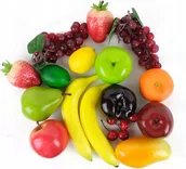 Sztuczne kwiaty - SZTUCZNE OWOCE DO DEKORACJI ZESTAW 20 SZTUK MIX SZTUCZNY OWOC DEKORACJA - miniaturka - grafika 1