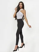 Legginsy - Damskie leginsy Renee czarne Bas Bleu r.XL - miniaturka - grafika 1