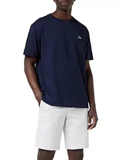 Koszulki męskie - Lacoste Męski T-shirt, morski, M - grafika 1