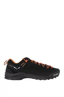 Buty sportowe męskie - Salewa Wildfire Leather Shoes Men, czarny/pomarańczowy UK 11,5 | EU 46,5 2022 Buty podejściowe 00-0000061395-938-11,5 - miniaturka - grafika 1