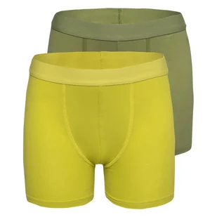 Dziecięce Bokserki MARTES ESSENTIALS NICKO KDB 2PACK M000255372 – Zielony - Majtki dla dzieci - miniaturka - grafika 1