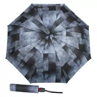 Parasole - Parasol damski składany Knirps T.200 Ecorepel Clear Stone, czarny - miniaturka - grafika 1