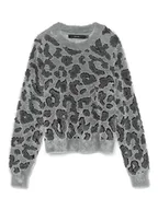 Swetry damskie - Vero Moda Sweter w kolorze szarym - miniaturka - grafika 1
