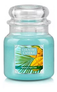 Świece - Country Candle Średnia świeca zapachowa z dwoma knotami Mango Nectar 453 g - grafika 1