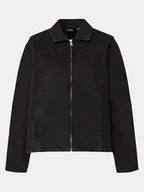 Kurtki damskie - Vero Moda Curve Kurtka jeansowa 10307413 Czarny Regular Fit - miniaturka - grafika 1