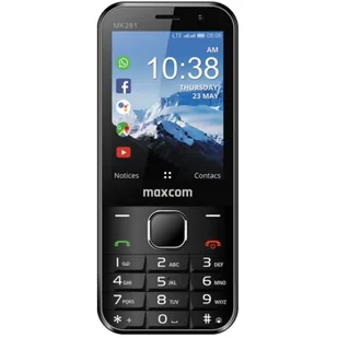 Maxcom MK281 Czarny - Telefony komórkowe - miniaturka - grafika 1