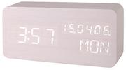 Zegary - XONIX GHY-018 Budzik LCD na baterie, termometr, aktywacja głosem, datownik z dniem tygodnia - miniaturka - grafika 1