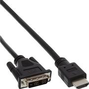 Kable - InLine Kabel HDMI DVI-D M/M Czarny 1.5m 17664E - miniaturka - grafika 1