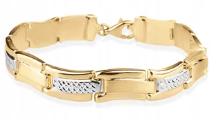 PIĘKNA BOGATA ZŁOTA BRANSOLETKA DAMSKA 585 - Bransoletki - miniaturka - grafika 1