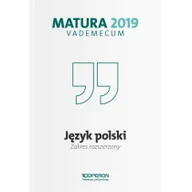 Materiały pomocnicze dla uczniów - Dominik-Stawicka Donata Vademecum 2019 LO Język polski ZPiR OPERON - miniaturka - grafika 1