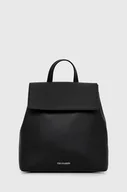Plecaki - Trussardi plecak damski kolor czarny mały gładki - miniaturka - grafika 1