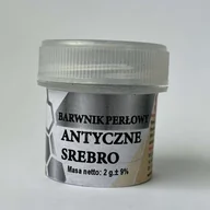 Dodatki do ciast w proszku - Barwnik perłowy ”Antyczne srebro” 2 g - miniaturka - grafika 1