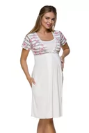 Piżamy ciążowe - Koszulka  Model 3121 (kolor ecru, rozmiar 40) - miniaturka - grafika 1