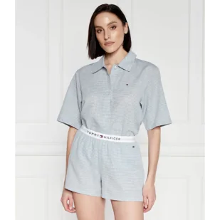 Tommy Hilfiger Lniana piżama | Regular Fit - Piżamy damskie - miniaturka - grafika 1