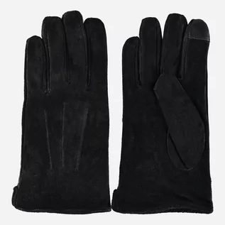 Rękawiczki - Rękawiczki męskie skórzane Semi Line P8218 XL Czarne (5903563821844) - grafika 1