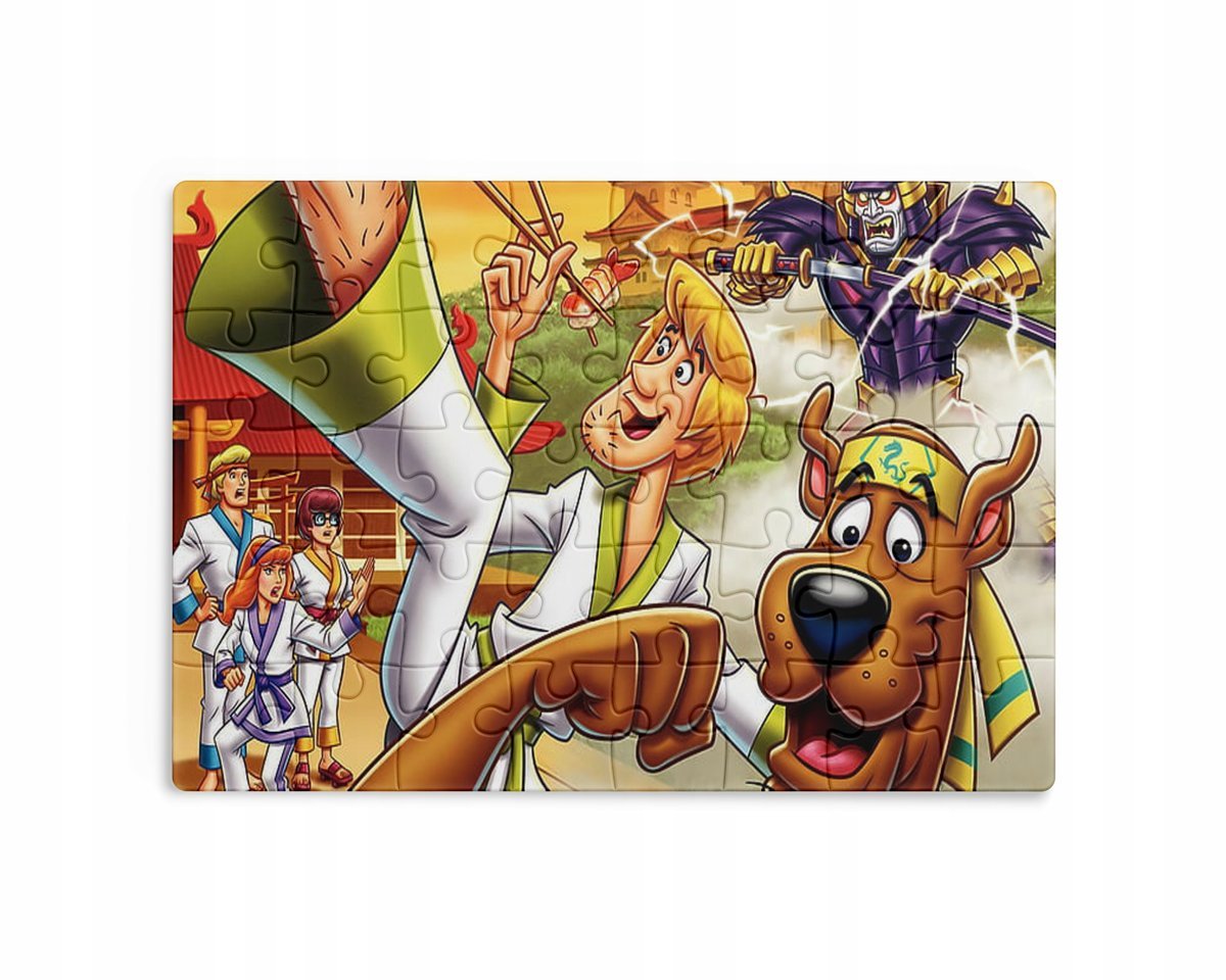 Puzzle 30/70/96/110 Elementów Sublimacja + Eko Pudełko Scooby Doo Wzory