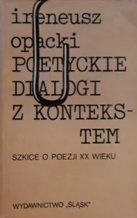 Poetyckie dialogi z kontekstem - Poezja - miniaturka - grafika 1