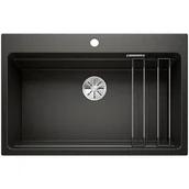 Zlewozmywaki - Blanco Zlew ETAGON 8 Czarny InFino szyny 525893 - miniaturka - grafika 1