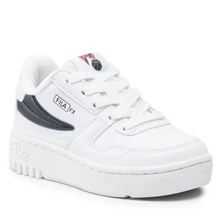 Buty dla dziewczynek - Fila Sneakersy FXVentuno Low Kids 1011351.92E M White Navy - grafika 1