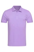Odzież medyczna - Koszulka polo medyczna męska lawenda M - miniaturka - grafika 1