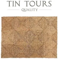 Dywany - PROSTOKĄTNA MATA PODŁOGOWA Z TRAWY MORSKIEJ 90x120 cm - miniaturka - grafika 1