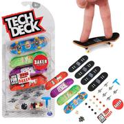 Samochody i pojazdy dla dzieci - Zestaw kolorowe deskorolki fingerboard 4-pak Prace ręczne Baker Skateboards Tech Deck - miniaturka - grafika 1