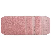 Ręczniki - Euro Firany Ręcznik Kąpielowy Pola (23) 50 x 90 Pudrowy 1222672 - miniaturka - grafika 1