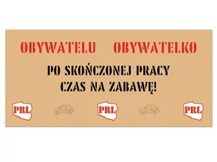 Plakat Prl 70 X 33 Cm - Dekoracje domu - miniaturka - grafika 1