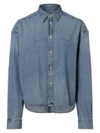 Koszule damskie - Polo Ralph Lauren Damska koszula jeansowa Kobiety Bawełna niebieski jednolity, S - miniaturka - grafika 1