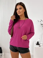 Bluzki damskie - BLUZKA LARODA RÓŻOWA UNI - Ubra - miniaturka - grafika 1