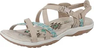 Moda i Uroda OUTLET - Skechers Damskie sandały Reggae Slim-Vacay-40955 Slingback, beżowy - beżowy taupe - 40 EU - miniaturka - grafika 1