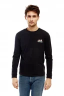 Bluzy męskie - WRANGLER LS SEASONAL TEE FADED BLACK W7AEGHXV6 m - miniaturka - grafika 1