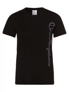Champion - T-shirt damski, czarny|wielokolorowy - Koszulki i topy damskie - miniaturka - grafika 1