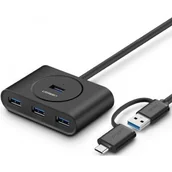 Huby USB - UGREEN UGREEN 4-portowy HUB USB 3.0 + USB-C 3.1 OTG - miniaturka - grafika 1