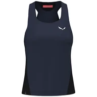 Koszulki sportowe damskie - Damski podkoszulek Salewa Pedroc Dry W Hyb Tankt Rozmiar: S / Kolor: ciemnoniebieski - miniaturka - grafika 1