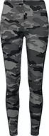 Legginsy - Urban Classics Damskie legginsy Ladies Camo Stripe, wielokolorowe (Woodcamo/Blk 00459),50 (rozmiar produkcji: 5XL) - miniaturka - grafika 1