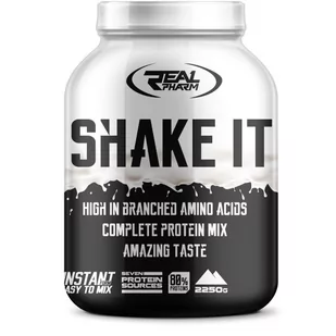 BIAŁKO Real Pharm Shake It ODŻYWKA BIAŁKOWA - 2250g Chocolate - Odżywki białkowe - miniaturka - grafika 1