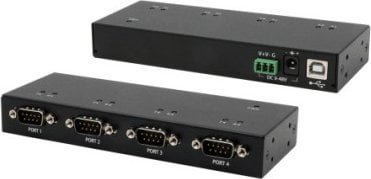 Exsys EXSYS EX-13074HM USB 2.0 do 4 portów szeregowych RS-232 metalowa obudowa chipset FTDI