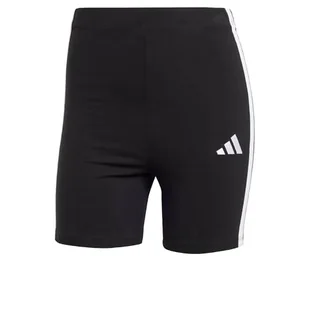 adidas Damskie Essentials 3-Stripes High Waist Biker Shorts Rajstopy - Rajstopy - miniaturka - grafika 1