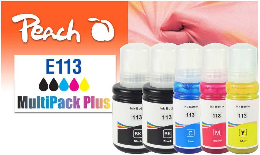 Peach Patrone Epson CISS 113 MutliPack Plus remanufactured