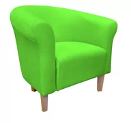 Fotele - ATOS Fotel Milo Mikrofaza 12 zielony nogi 15 buk - miniaturka - grafika 1