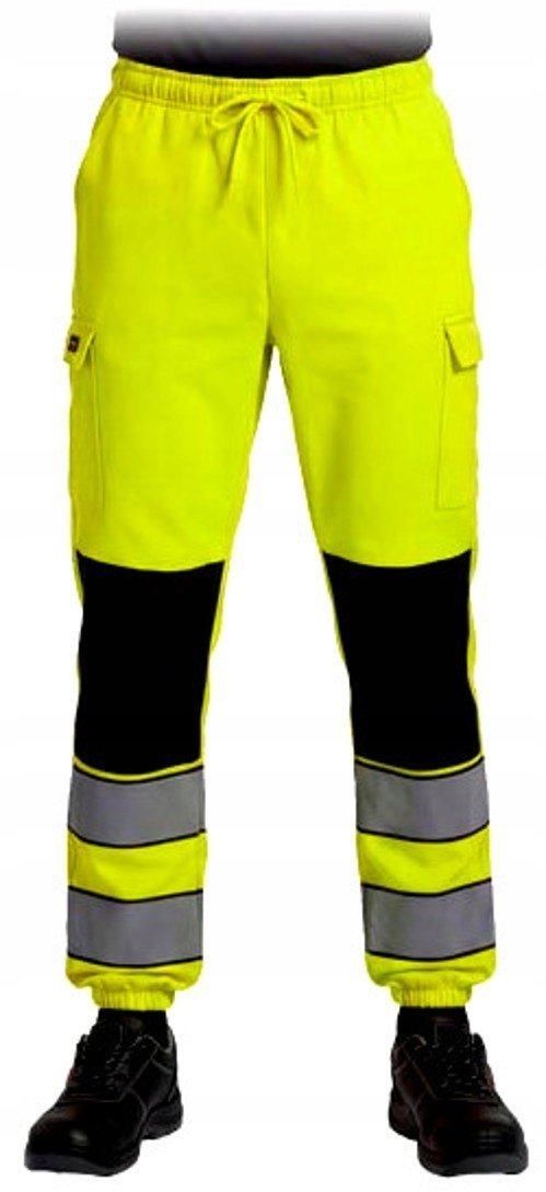 Reis Meskie spodnie robocze żółty 2XL